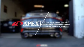 A'PEXi N1-X Evolution Extreme Axleback Exhaust for Lexus IS 300 / IS350F(2021+)