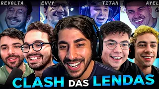 CLASH DAS LENDAS vs TIME DO TITAN (Titan, Envy, Revolta, Ayel e Scavange)