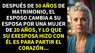 DESPUÉS DE 50 AÑOS DE MATRIMONIO, EL ESPOSO CAMBIA A SU ESPOSA POR UNA MUJER DE 20 AÑOS, Y LO QUE...