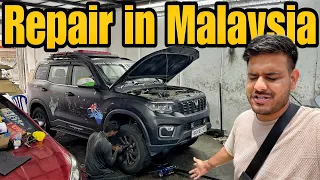 Malaysia Mein Scorpio-N Ko Service Centre Lejana Pad Gaya 😭 |India To Australia By Road| #EP-92