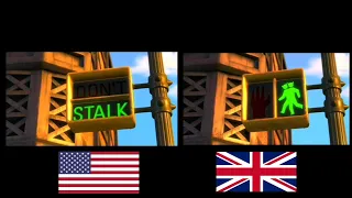 Monsters, Inc. USA and UK DVD Scene Comparison