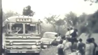 町内会バス旅行（昭和30年代）