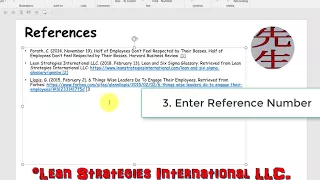 Creating References in PowerPoint