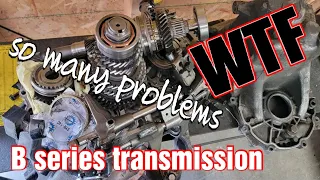 Honda B series Transmission. Final Drive, Slides, and Syncros destroyed!