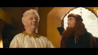 Crowley and Aziraphale meet the children of Job - Good Omens Season 2