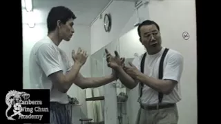 Wan Kam Leung with Allan Graham Demonstrating Wing Chun Applications