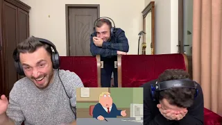 FAMILY GUY - Roasting Every Place On Earth - Try Not To Laugh Challenge | FIRST TIME REACTION