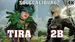 Soul Calibur VI - play as TIRA and 2B - 4K 60fps