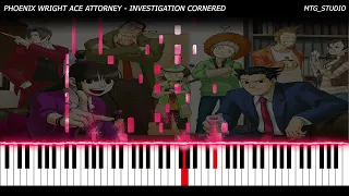 Phoenix Wright Ace Attorney - Investigation Cornered | VIDEO GAME PIANO COVER | PIANO TUTORIAL