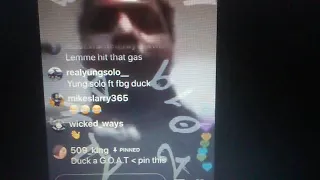 fbg duck had to Die after this live..king von career was on the line after duck put pic up !