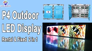 P4 Outdoor LED Display, Rental and Fixed 2 in 1 Screen, SZLEDWORLD