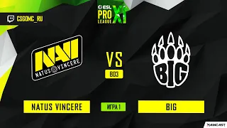 Natus Vincere vs BIG [Map 1, Nuke] (Best of 3) ESL Pro League | Groups