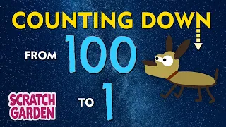 The Counting Down from 100 Song | Counting Songs | Scratch Garden