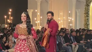 Falak Shabir live with Sarah Khan at Bridal Couture Week 2023