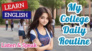 My College Daily Routine | Improve your English | English Listening Skills- Listen & Speak