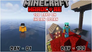 I Survived 100 Days In an Ocean Only World in Minecraft Hardcore ! Ep-1 (Hindi)