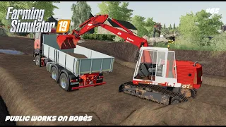 Case Poclain 688 | Public Works | Bobès | Farming Simulator 19 | Episode 65