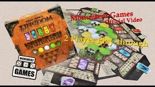 There Grew a Kingdom:  4xBoardGame 2 Player playthrough - Monument Game Night