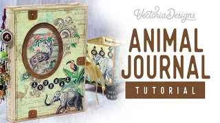 Junk Journal Tutorial | Animal Kingdom Kit | Treasures of Nature Series | PART 5