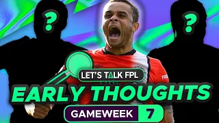 FPL DOUBLE GAMEWEEK 7 EARLY TEAM THOUGHTS | Fantasy Premier League Tips 2023/24