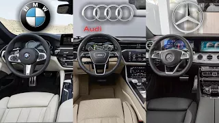 2019 Audi A6 VS BMW 5 Series VS Mercedes-Benz - INTERIOR