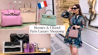 Paris Hermès Faubourg Saint-Honoré & Chanel 31 Rue Cambon Luxury Shopping-Birkin & Kelly With Prices