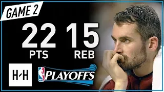 Kevin Love Full Game 2 Highlights Cavaliers vs Celtics 2018 NBA Playoffs ECF - 22 Pts, 15 Reb!