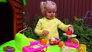 ИГРАЕМ В МАГАЗИН Супермаркет Касса Игрушки Для Детей Supermarket for children Shopping fun