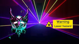 POV Laser Show for Rumble by Skrillex, Fred again.., and Flowdan