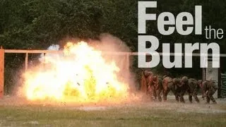 Explosions by Breacher Marines in Slow Motion