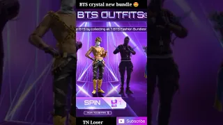 New lucky weel evant I got BTS crystal#freefire #tnloser #shorts