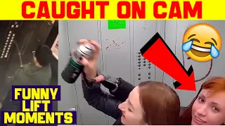 Top Funny Lift Moments !! TOP FUNNY ELEVATOR MOMENTS !! Caught on Camera ||