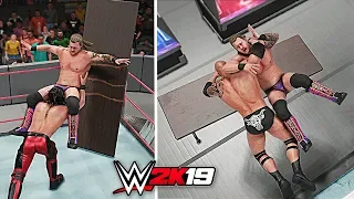 WWE 2K19 All Table Finishers!!