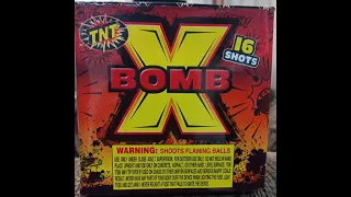 X BOMB BY (TNT FIREWORKS) 16 SHOT 200 GRAM
