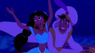 Aladdin (1992) A Whole New World Scene