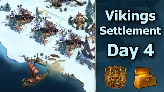 Forge of Empires: 7-Day Vikings Settlement Day 4! (Collecting Goods)