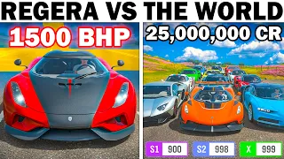 Forza Horizon 4 | Koenigsegg Regera VS The World | The Fastest Hybrid Hypercar In The World?