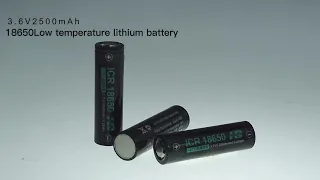 18650 low-temperature battery (3.6V 2500mAh) | Hoppt Battery