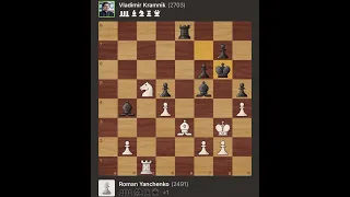 Roman Yanchenko vs Vladimir Kramnik • Titled Tuesday Blitz May 23 Late, 2023