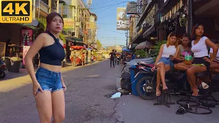 [4K] So Many pretty Ladies, Pattaya - Soi Buakhao, soi 13/1 , Three Town Nightmarket