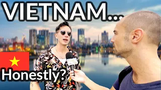 🇻🇳| RAW Opinions about VIETNAM in Hanoi 2023. What do TOURISTS REALLY Think of Vietnam?