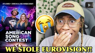 AMERICAN REACTS TO AMERICAN SONG CONTEST! (FAKE EUROVISION)