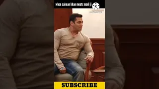 When Salman Khan meets PM Modi Ji #shorts #modi