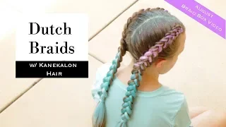 August Braid Box Video: Dutch Braids with Kanekalon Hair by Erin Balogh