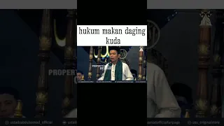 Hukum makan daging kuda???