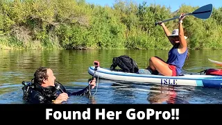 Found GoPro w/ @ManPlusRiver! (Check out owner's reaction)