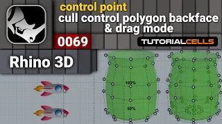 0069. drag mode & cull control polygon back face in rhino