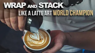 HOW TO TULIP: Wrapping and Stacking with 2x Latte Art World Champion