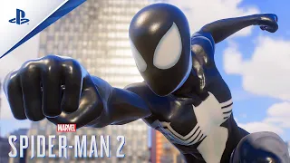Marvel's Spider-Man 2 (PS5) CLASSIC SYMBIOTE Suit Gameplay & Free Roam