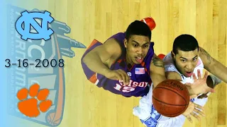 UNC Basketball: #1 North Carolina vs #3 Clemson | 2008 ACC Tournament Finals | Full Game